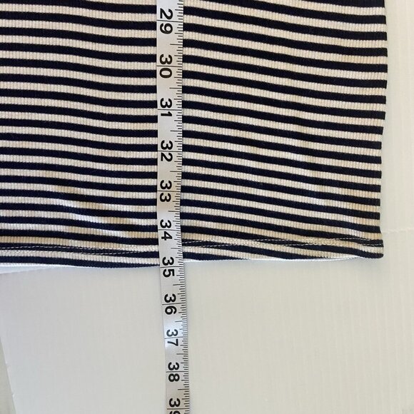 ANTHROPOLOGIE Dolan Ribbed Sleeveless Tank Dress Striped Left Coast Collect Sz S - Picture 10 of 10